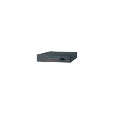 APC Service Bypass Panel - Bypass switch ( rack-mountable ) - AC 100/120 V - output connectors: 1 - 2U - 19" - black - for P/N: SURT3000XLI/S, SURT3000XLI-BRZ, SURT3000XLI-GLD, SURT3000XLI-SLV, SURT3000XLI-TU